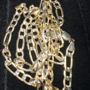 10k 11.6g Figaro Chain 5.5mm 26”