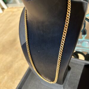 10k 20.5g Cuban Chain 22”