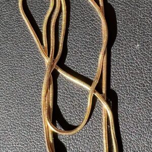 Alternative view of 14k 3.7g Gold Snake Round Rope Chain 16”