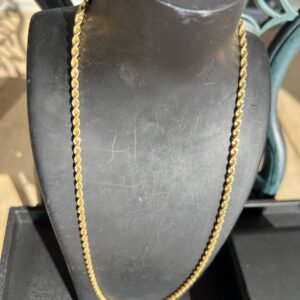 10k 7.8g Rope Chain 24”