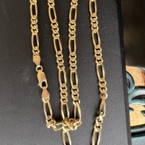 Alternative view of 14k 25.4g Figaro Chain 20”