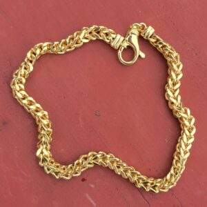 14k 7.3g franco bracelet- 9"