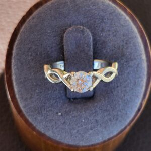 14k 3.6g GIA Graded Diamond 0.53ct Ring Sz5.75