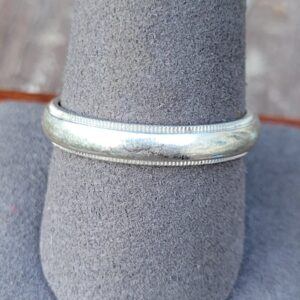 Platinum 8.1g mens Tiffany & Co. band- sz10.25