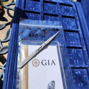 Alternative view of #6 0.50ct GIA Oval G VS1