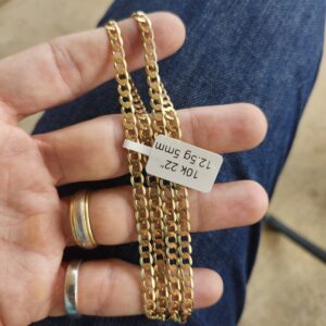 Alternative view of 10k 12.5g Cuban Link 22" 5mm