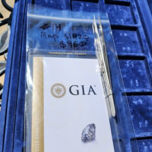 Alternative view of #14 0.96ct GIA Pear L VS1