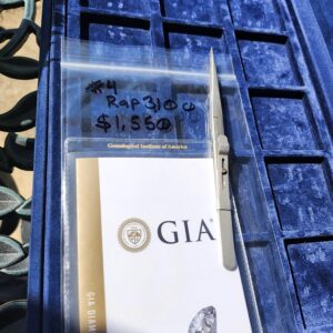 Alternative view of #4 1.00ct GIA Cushion H SI2