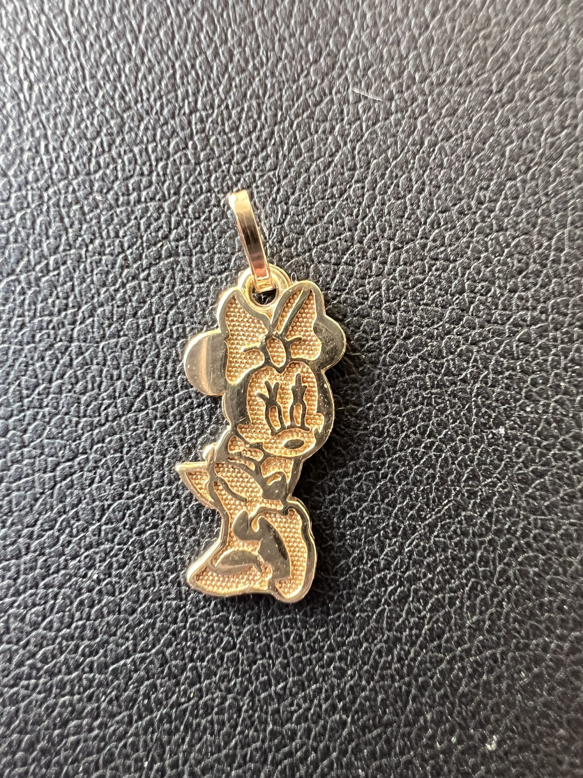 10k Gold Minnie Mouse Charm - Image 2