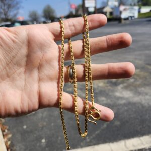 Alternative view of 23k 60.5g Solid Anchor Link 26" Chain