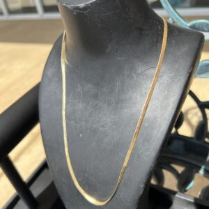 14k 6g Herringbone Gold Chain 19”