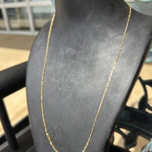 14k 1.9g Figaro Gold Chain 20”