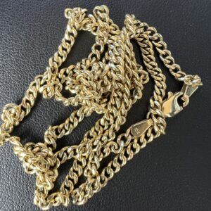 Alternative view of 10k 5.2g Cuban Gold Chain 24”