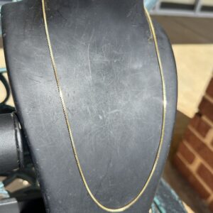 14k 5.5g Box Link Gold Chain 20”