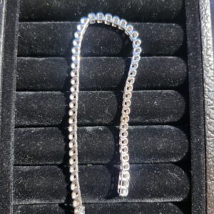 Alternative view of 14k 12.8g White Gold Diamond 0.75TCW Bracelet 7.25”