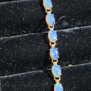 14k Gold Opal Bracelet