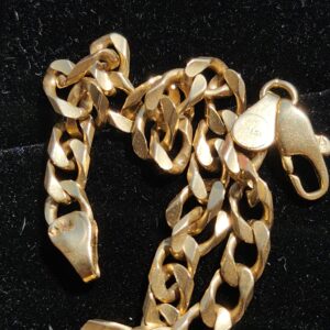 Alternative view of 18k 12.0g Gold Bracelet Cuban 7.5”