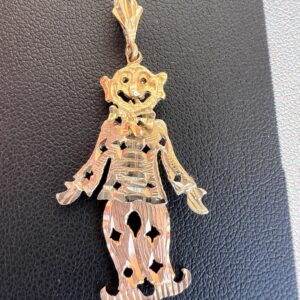 14k 2.6g Gold Clown Multi-Color Charm