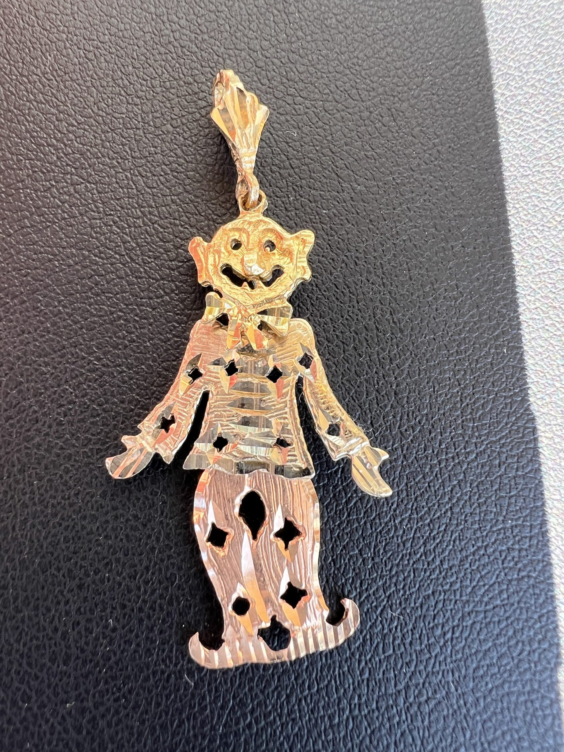 14k 2.6g Gold Clown Multi-Color Charm
