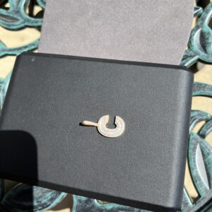 Alternative view of 10k 2.4g “C” Pendant Icy Charm