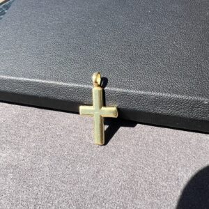 Alternative view of 18k 3.4g Gold Cross Charm
