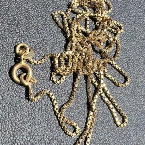 18k 5.1g Gold Box Chain 28”