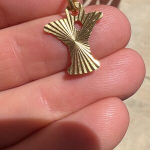 Alternative view of 22k 1.7g Gold Y Charm