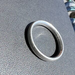 Platinum 10.1g Ring Sz 12