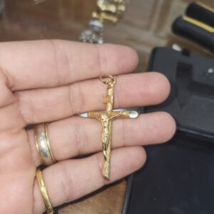 Alternative view of 14k 5.4g 2.75" Crucifix