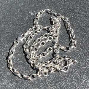 Alternative view of 14k 3.4g White Gold Link Chain 18”