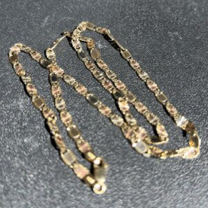 Alternative view of 14k 8g Gold Two Tone Chain 20”