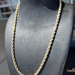 10k 6.1g Gold Rope Chain 18”