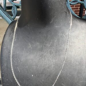 14k 1.5g White Gold Link Chain 16”