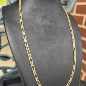 18k 14.1g Gold Figaro Mariner 20”