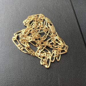 Alternative view of 18k 14.1g Gold Figaro Mariner 20”