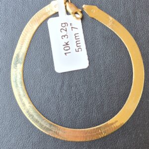 Alternative view of 10k 3.2g omega bracelet- 7"