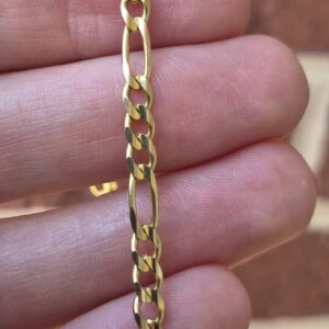 10k 3.9g figuro bracelet- 7"
