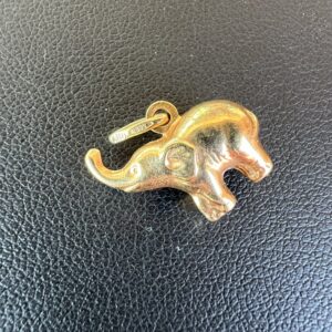 Alternative view of 14k 1.4g Gold Elephant Charm
