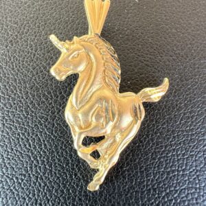 14k 2g Gold Horse Charm