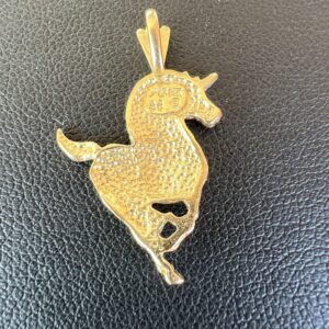 Alternative view of 14k 2g Gold Horse Charm
