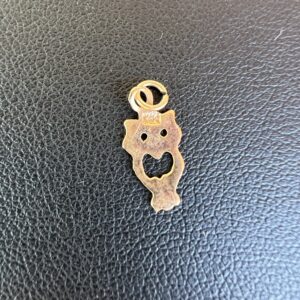 Alternative view of 14k 0.2g Gold Owl Charm