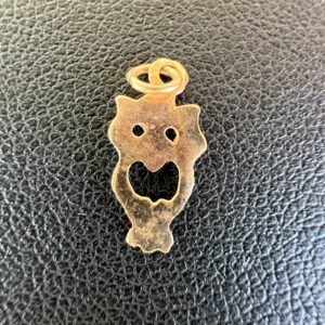 14k 0.2g Gold Owl Charm
