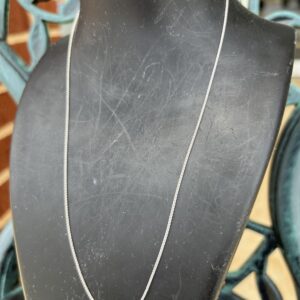 14k 2.2g White Gold Franco Chain 18”