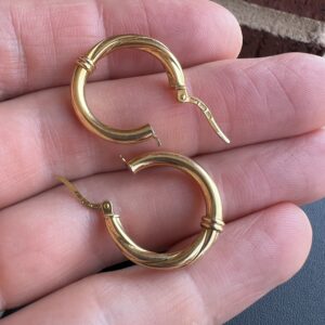 14k 2.3g Gold Hoop Earrings