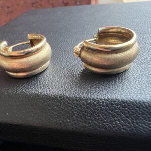 14k 1.9g Gold Round Hoop Earrings