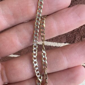 Alternative view of 14k 3.3g Gold Cuban Bracelet 7.5”