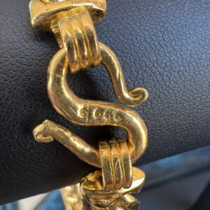 Alternative view of 24k 58.4g Gold Cuban Bracelet 7.5”