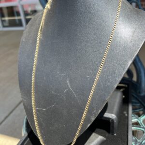 18k 20g Gold Cuban Necklace 26”