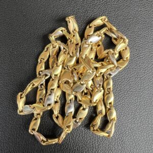 Alternative view of 18k 9g Yellow & White Gold Link 20”