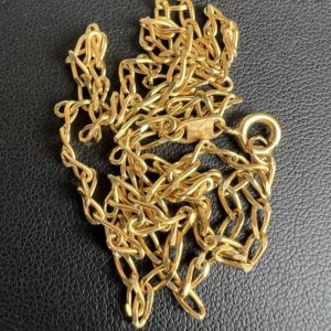 Alternative view of 18k 7.9g Twisted Curb Gold Chain 20”